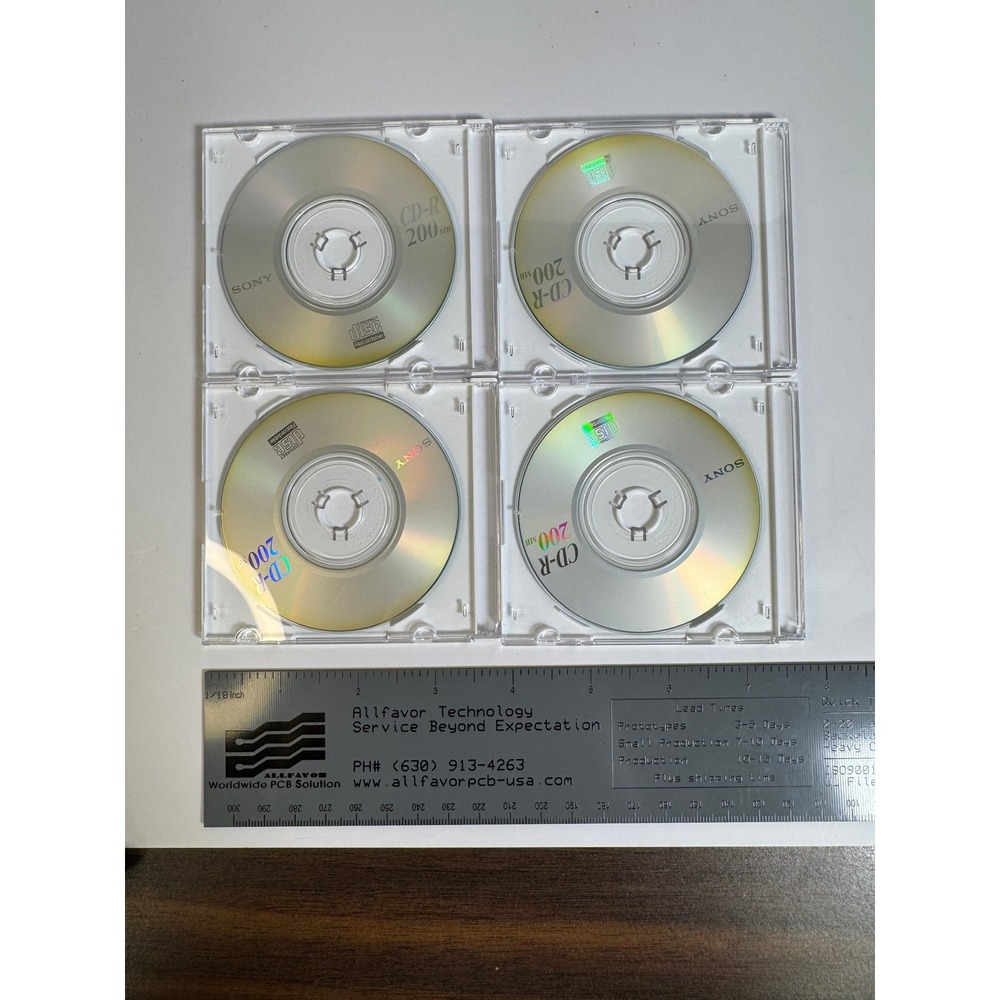 Sony CD-R 200MB 3 Inch Mini Compact Disc Recordable 4 Pack with Jewel Cases